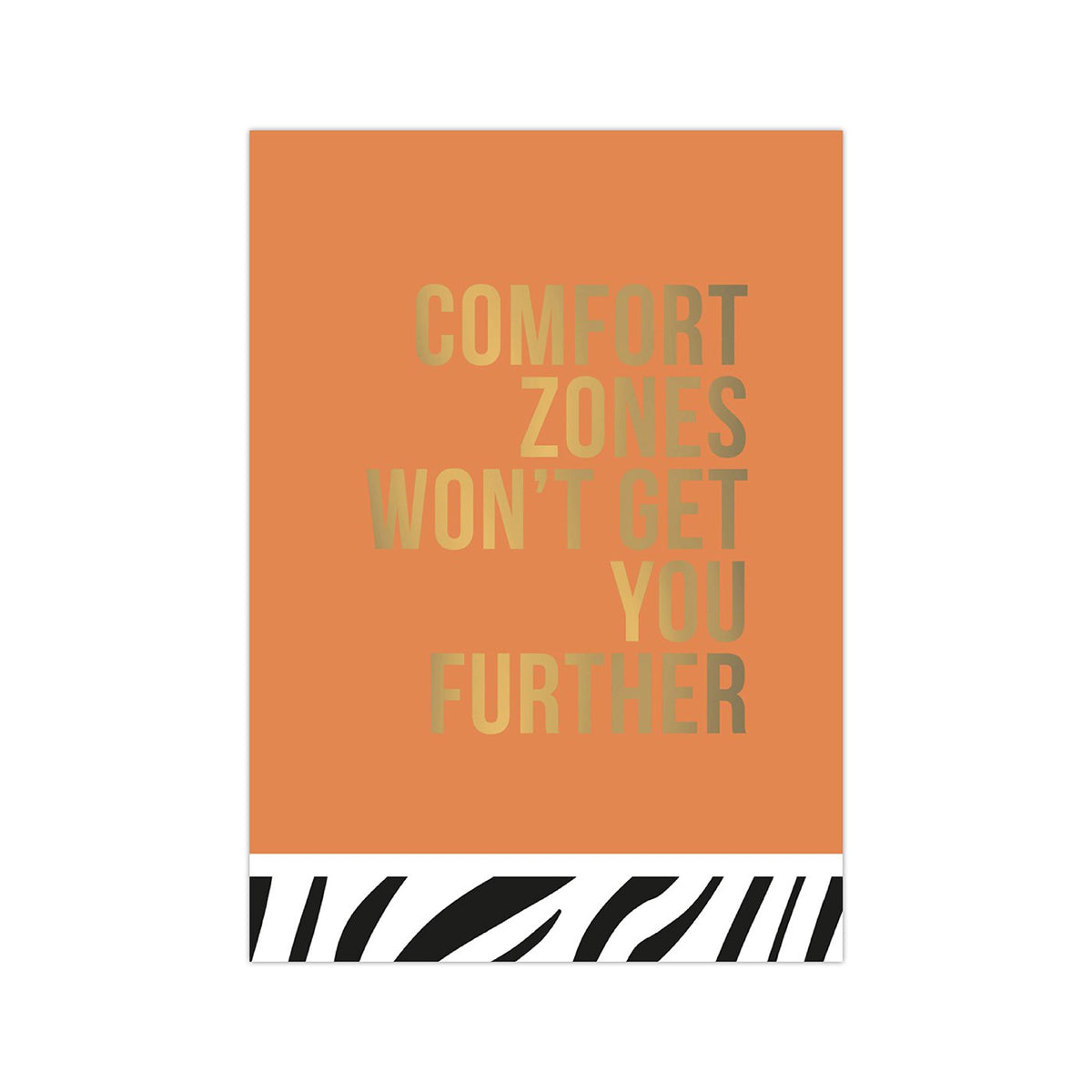 Kaart Comfortzones won't get you further, per 10 stuks