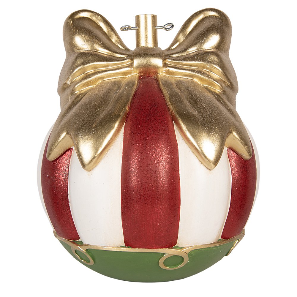Kerstboom Standaard Kerstbal 40x40x48 cm Rood Keramisch materiaal