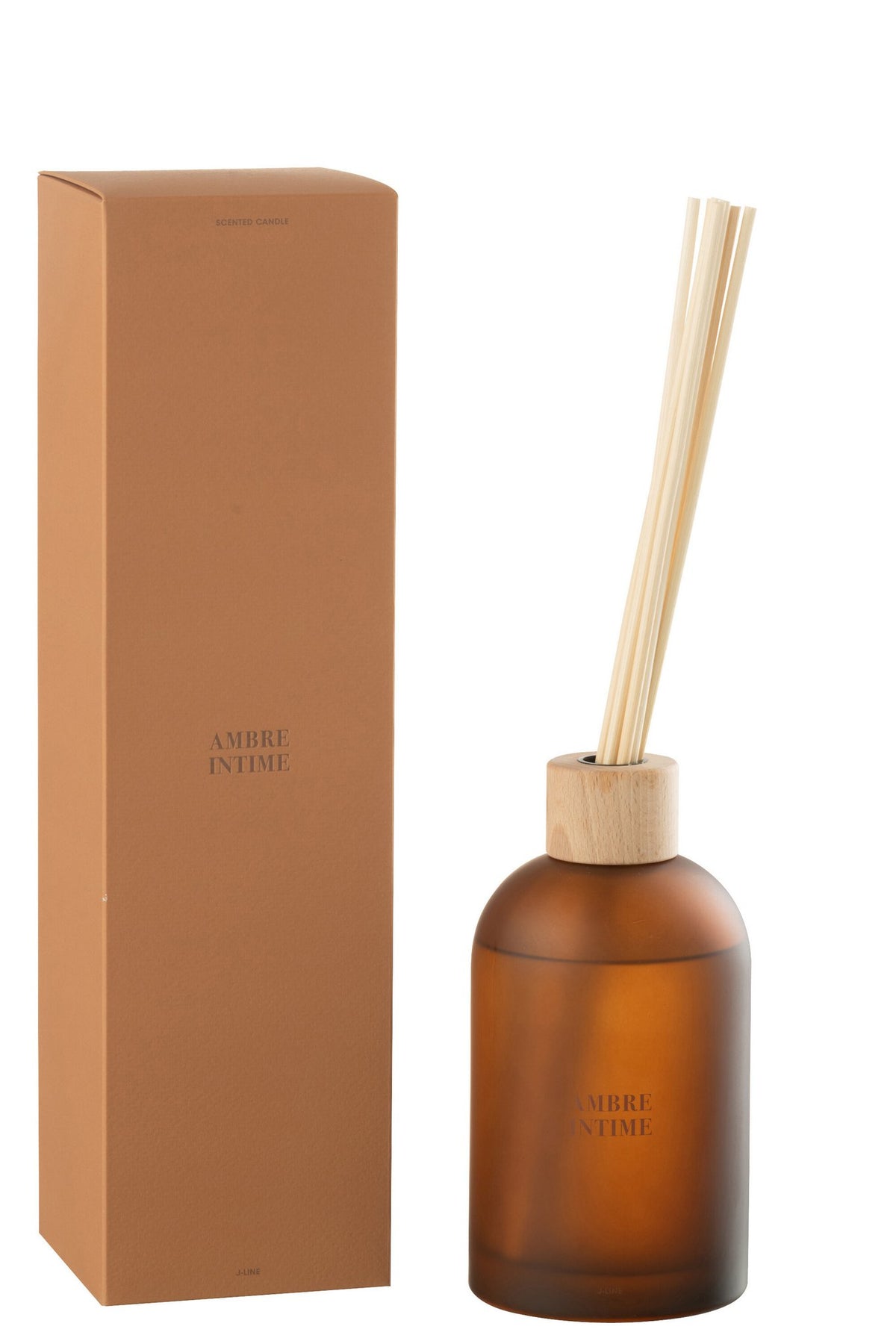 J-Line geurstokjes Accords Essentiels - Ambre Intime - oker - 550 ml