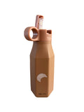 Siliconen drinkfles – Croissant- Bruin