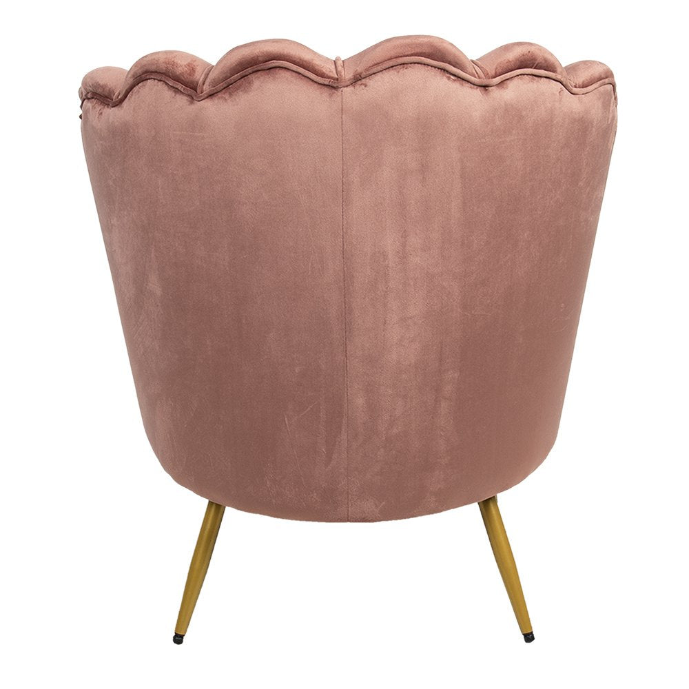 Fauteuil Roze Metaal