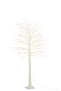 J-Line decoratie Boom 2000 Led - metaal - wit - M