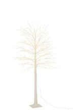 J-Line decoratie Boom 2000 Led - metaal - wit - M