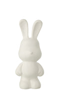 J-Line decoratie Konijn Eddy - polyresin - wit - M
