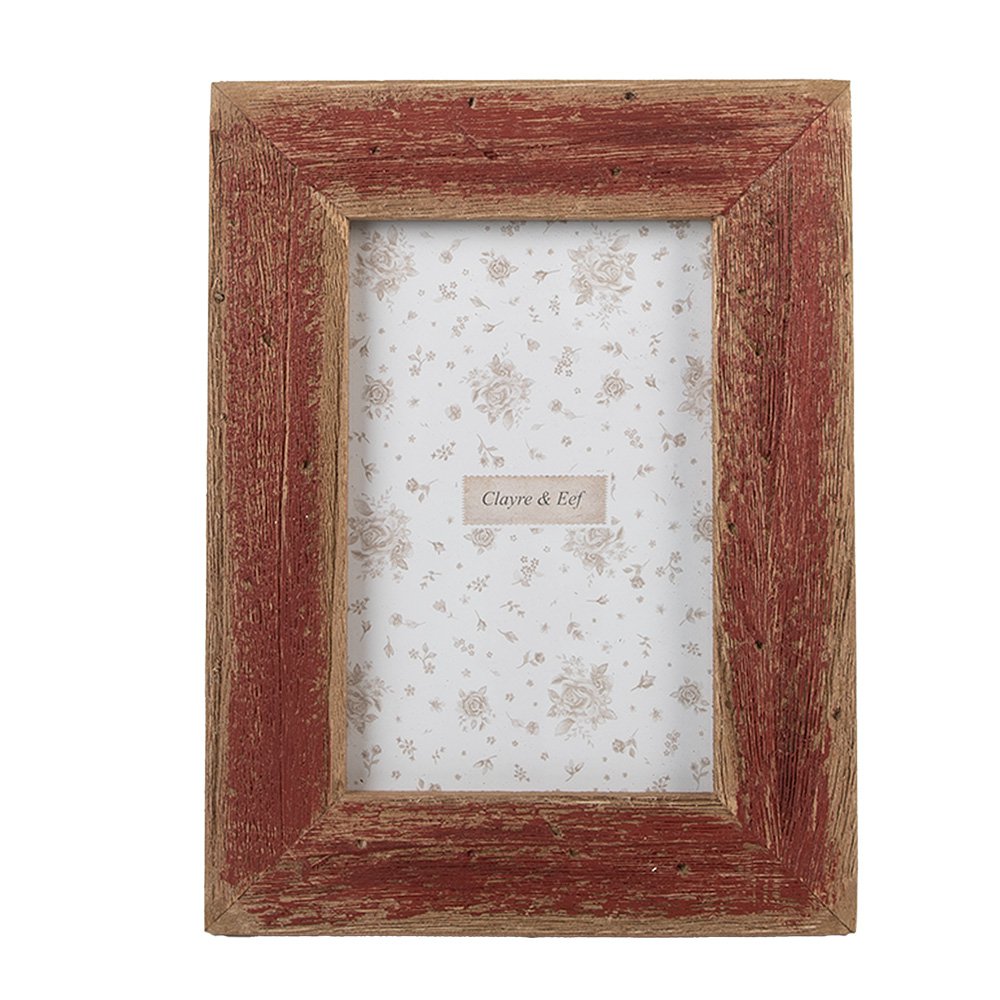 Fotolijst 10X15 CM Bruin Rood Smout