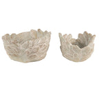 Bloempot Vleugels Ø 20x13 cm Grijs Steen Bloempot Binnen