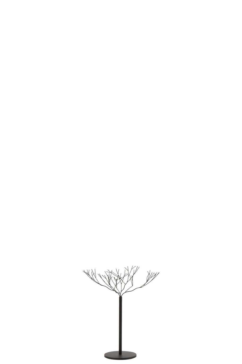 J-Line decoratie Boom - metaal - zwart - small