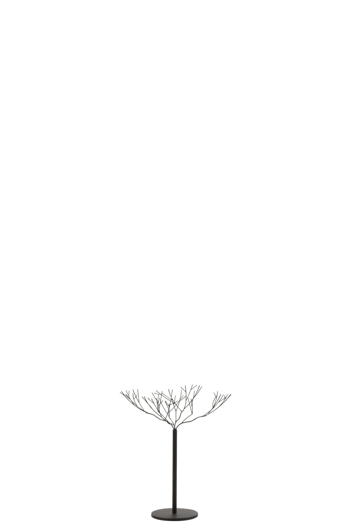 J-Line decoratie Boom - metaal - zwart - small