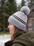 Muts Dames Grijs Viscose