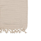 Plaid 125x150 cm Beige Katoen Streek Deken
