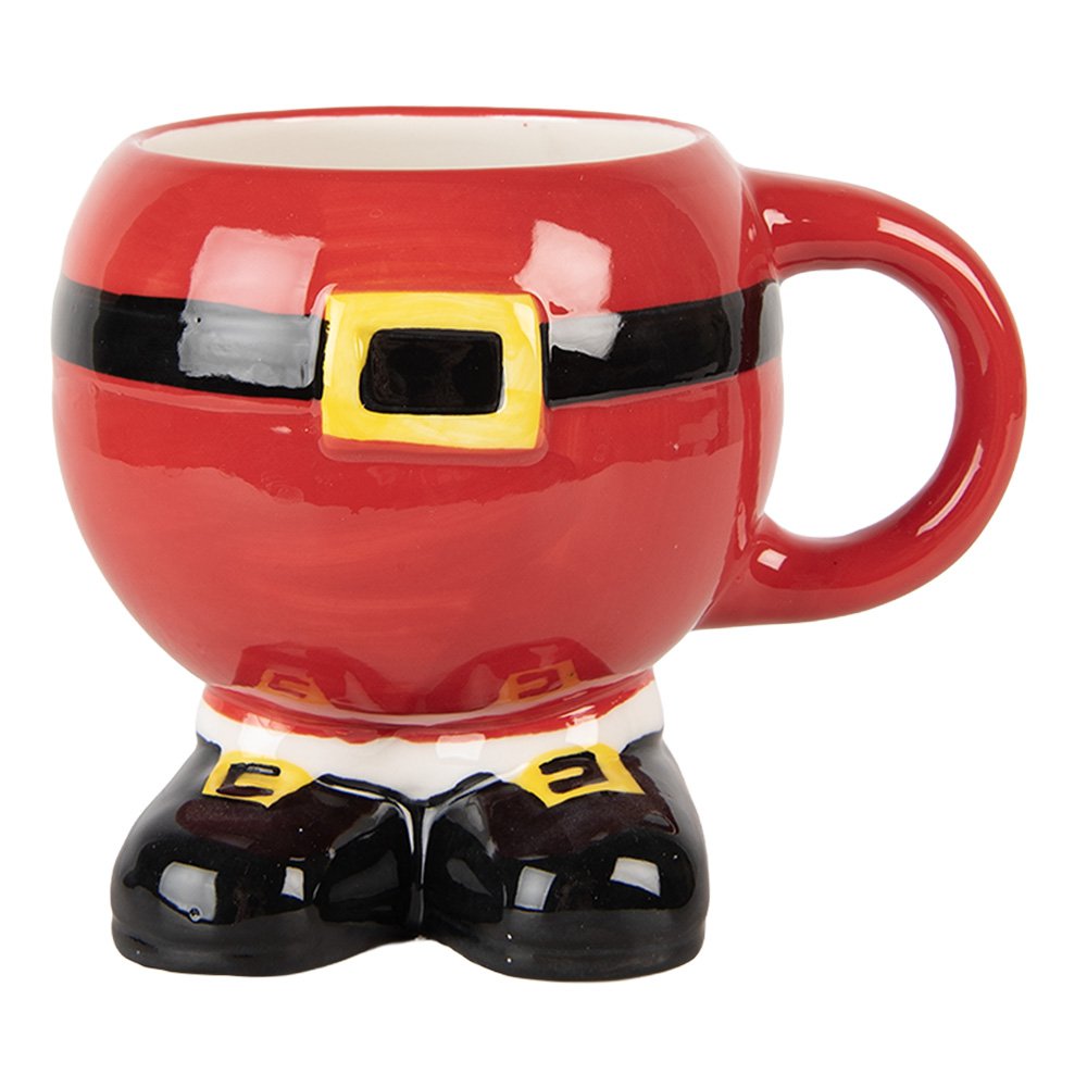 Mok Kerstman 400 ml Rood Keramiek