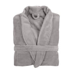 Badjas Cosy microflannel- L/XL - unisex, taupe