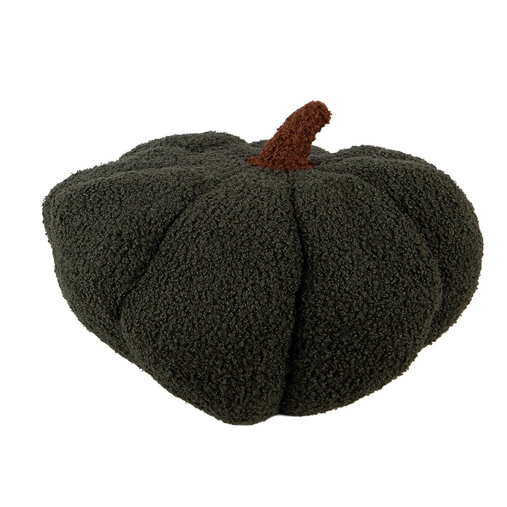 Decoratie Pompoen Ø 20x14 cm Groen Polyester