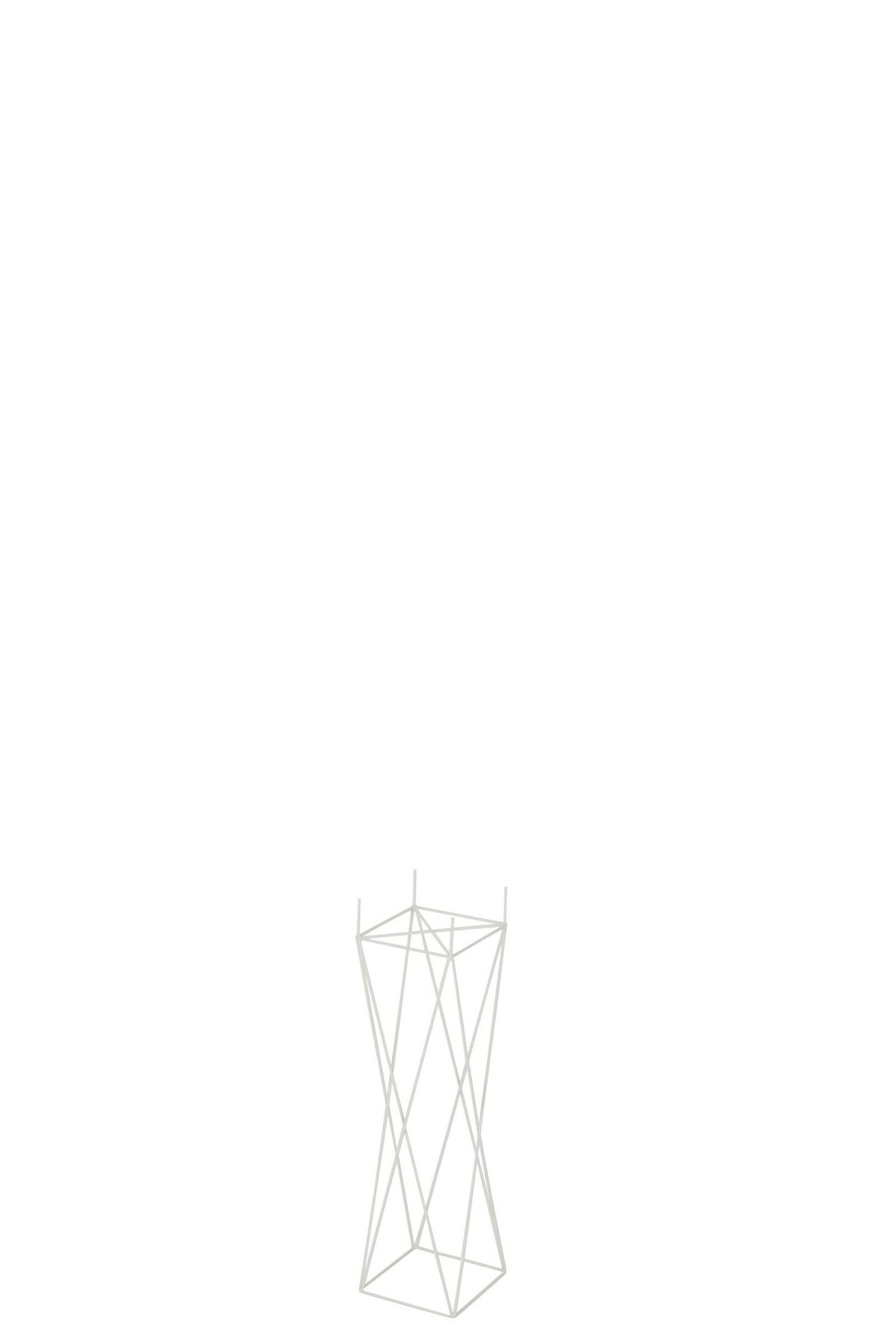 J-Line staander Kruis - metaal - wit - small - 55 cm hoog
