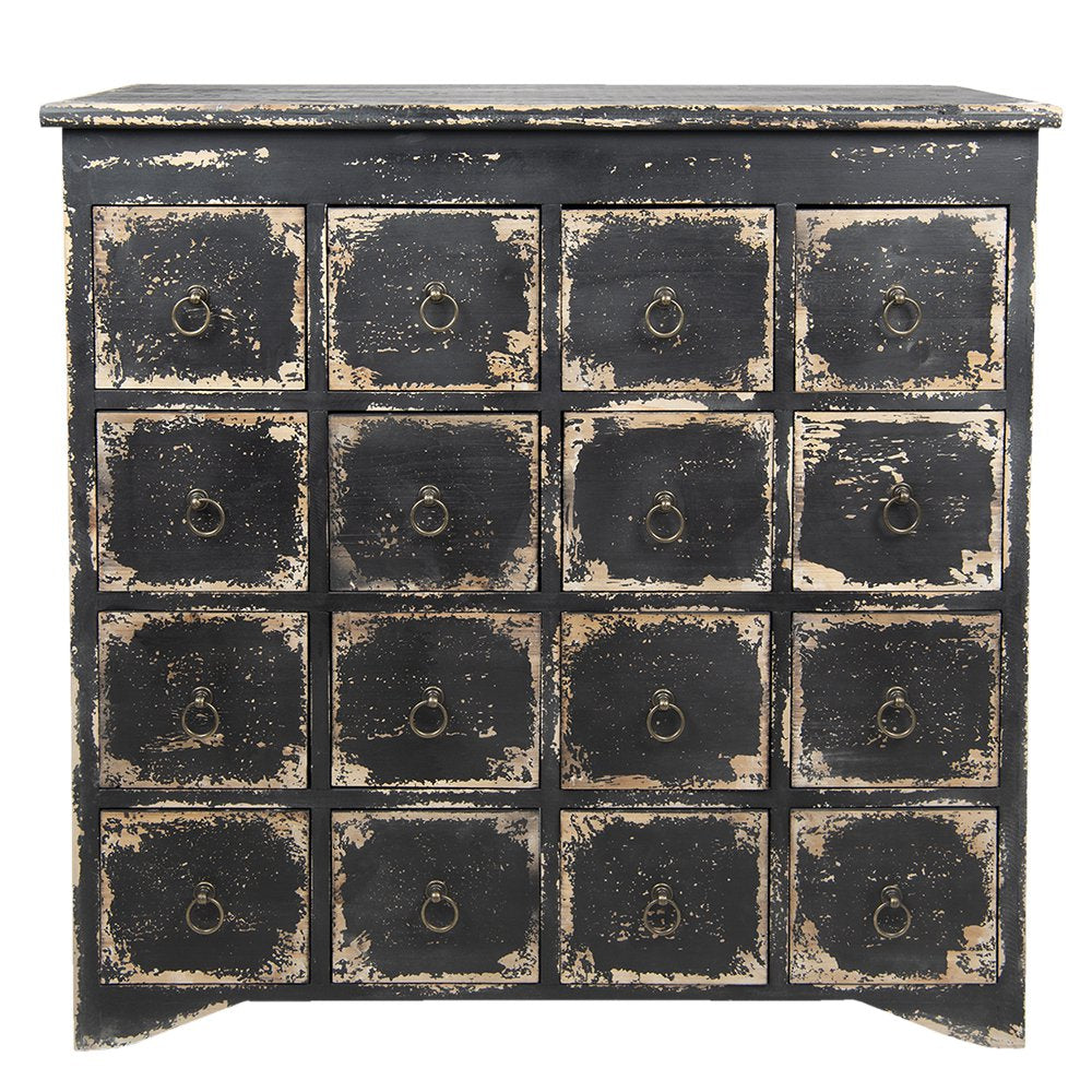 Ladekast 96x40x94 cm Zwart Hout Kast