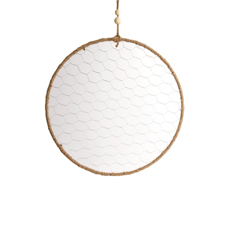 Touw frame met gaas 38cm naturel