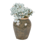 Vaas Ø 13x15 cm Groen Keramiek