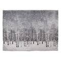 Plaid 130x170 cm Grijs Polyester Boom Deken
