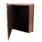 Opbergdoos Set van 3 Boeken 27/ 22 / 18 cm Bruin MDF