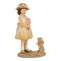 Beeld Meisje 15 cm Beige Polyresin