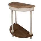 Sidetable 83x40x87 cm Beige Bruin Hout Wandtafel