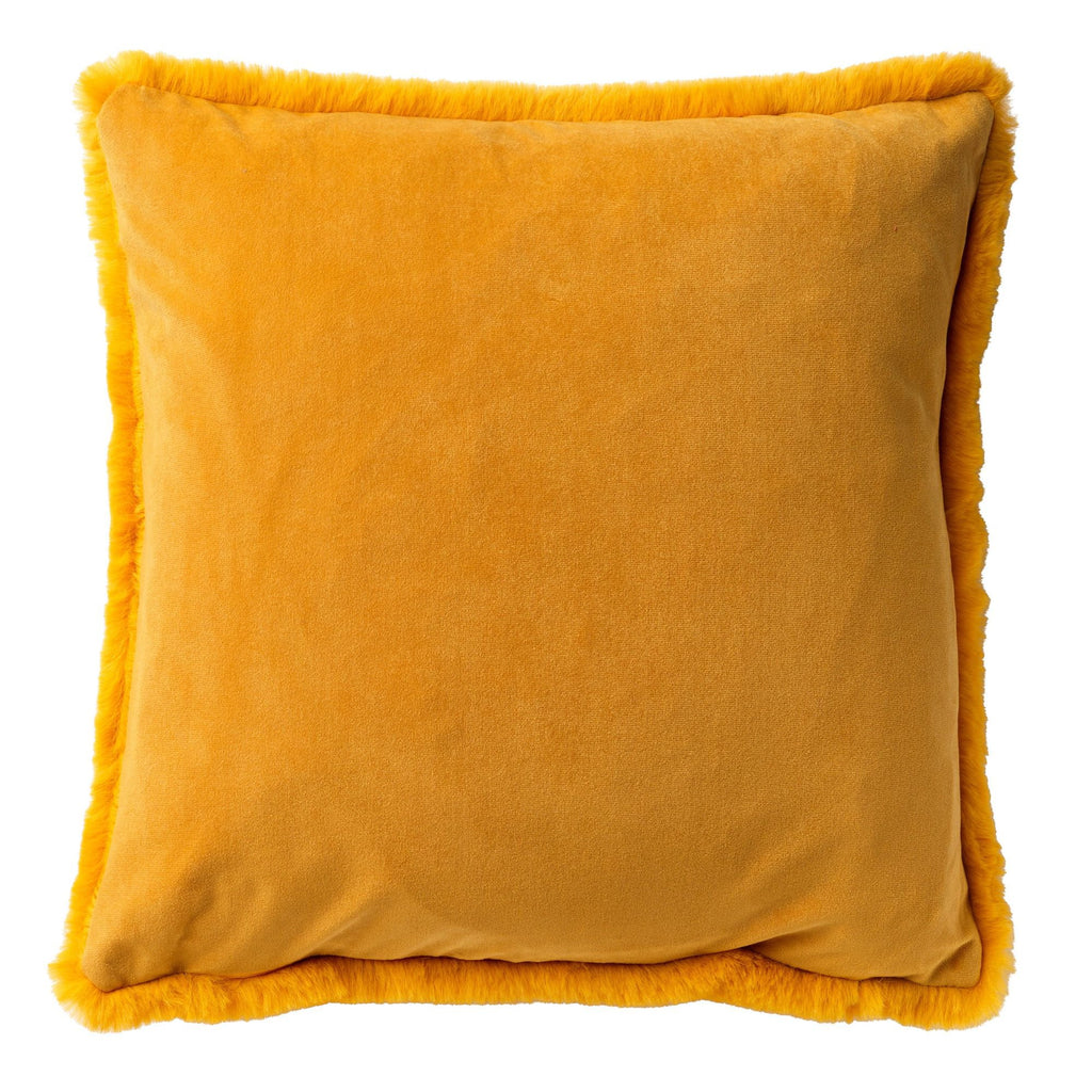 Nederlands decor Zaya - Cushion 45x45 cm gouden gloed - geel -ochre
