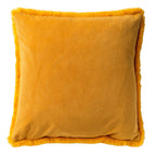 Nederlands decor Zaya - Cushion 45x45 cm gouden gloed - geel -ochre