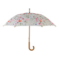 Paraplu bloemenweide off white 105 cm