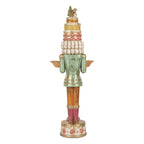 Kerstdecoratie Beeld Notenkraker 15x15x41 cm Bruin Kunststof