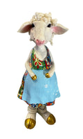 Polyresin schapen moeder met pak
