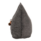 Deurstopper Kat 20x14x22 cm Grijs Synthetisch