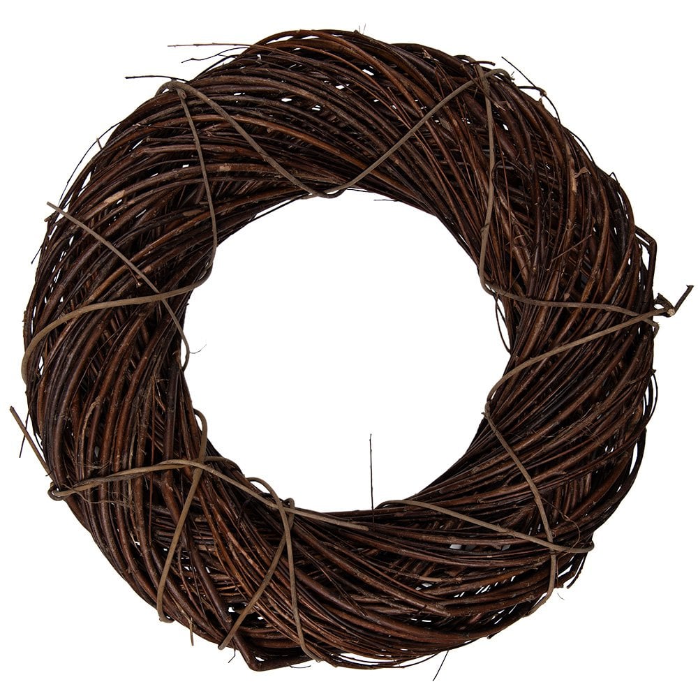 Krans Ø 50x12 cm Bruin Rotan