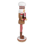 Decoratie Beeld Notenkraker 13x12x46 cm Bruin Kunststof