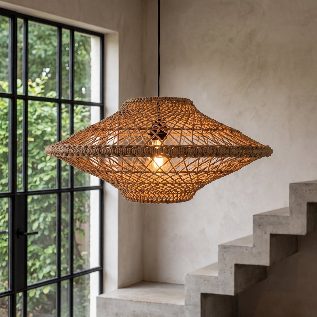 Corda hanglamp naturel medium