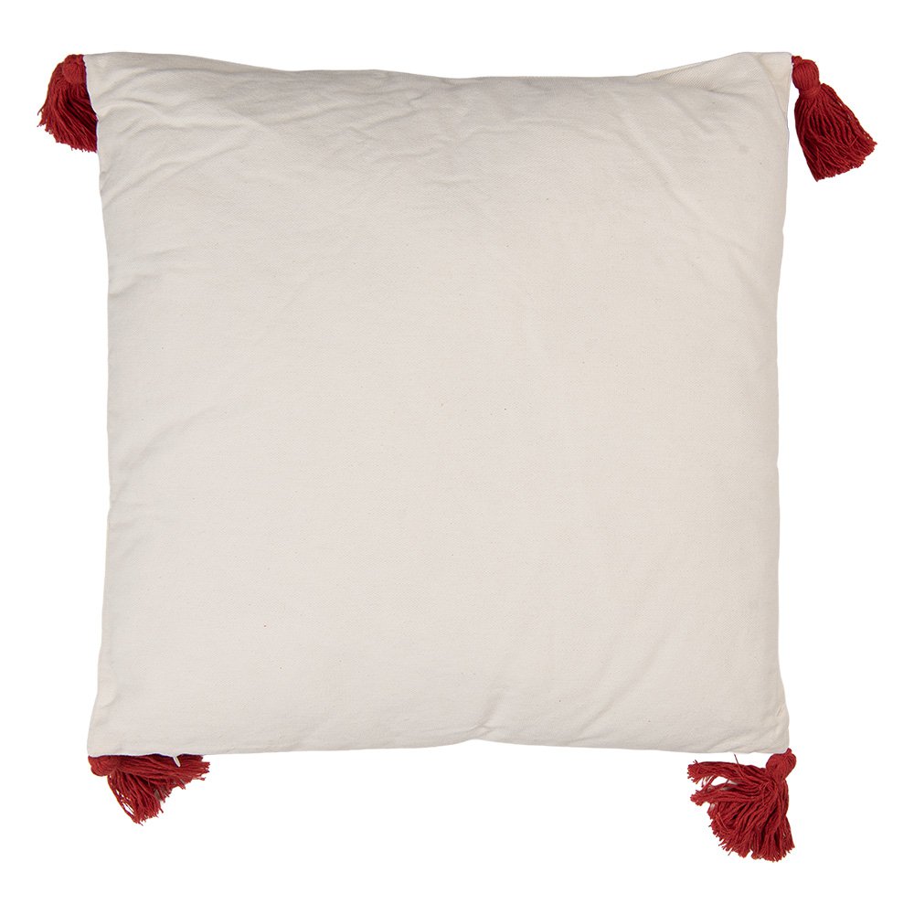 Sierkussen 45x45 cm Wit Polyester