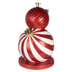Kerstboom Standaard Ø 55x84 cm Rood Wit Keramisch materiaal