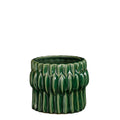 Gem pot rond groen