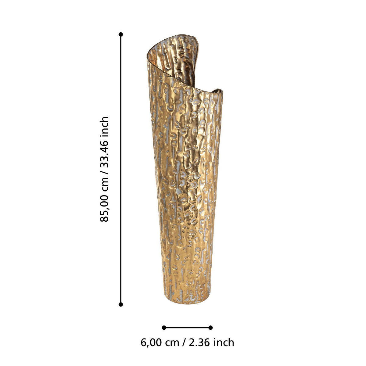 Spiegel Lenggeng Goud 85x6x80 cm
