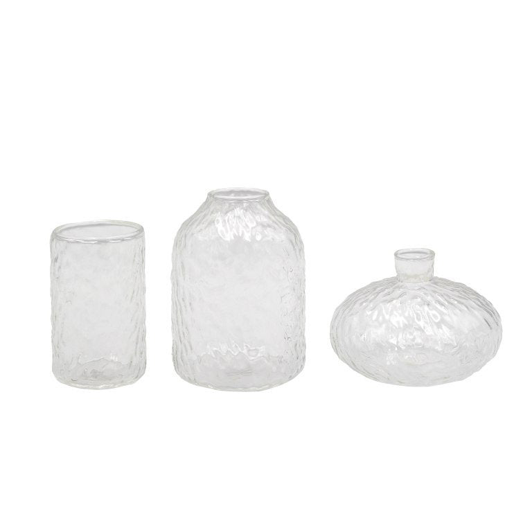 Leeff Mini Vases Micha clear, set of 3