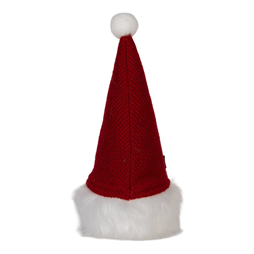 Kerstdecoratie met LED-verlichting Kabouter 10x10x25 cm / 3xAA Rood Synthetisch