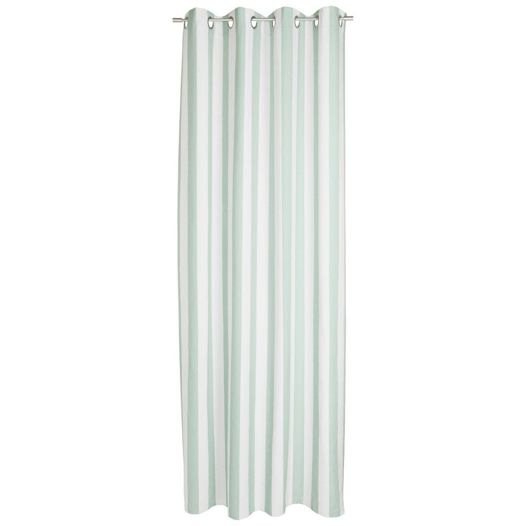 Mireille curtain mint green 140 cm x 260 cm 8 rings