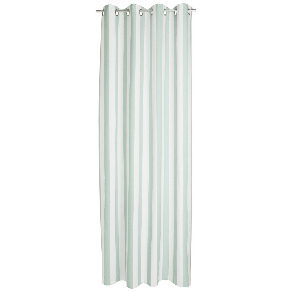 Mireille curtain mint green 140 cm x 260 cm 8 rings