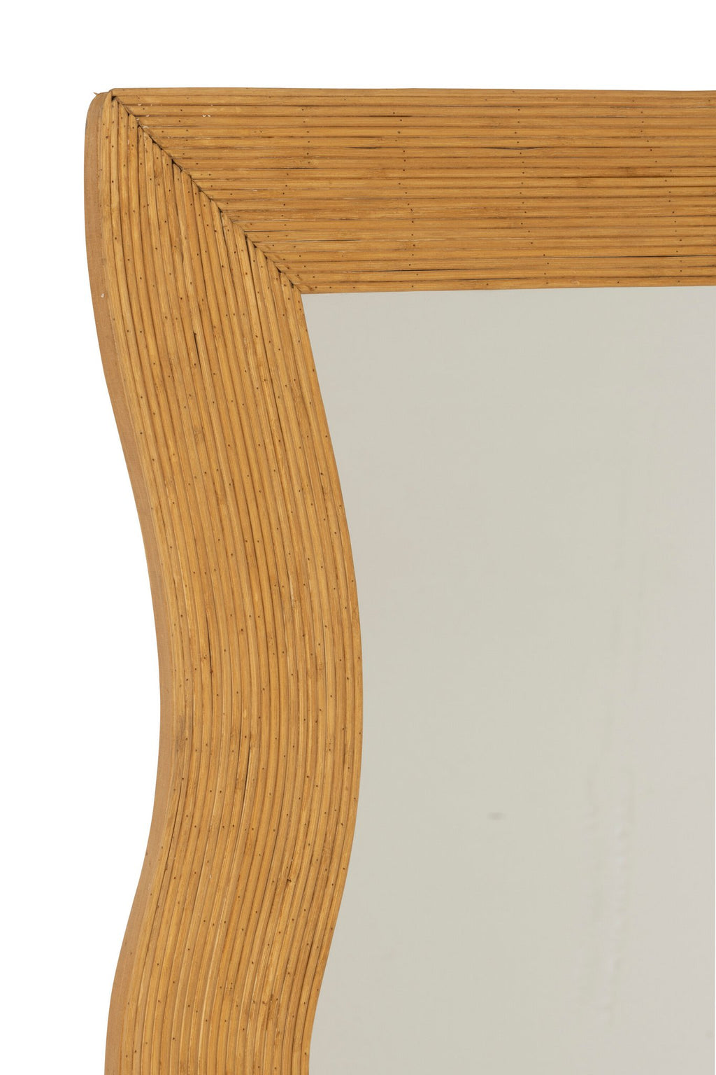 J-Line spiegel Onregelmatig - hout - naturel