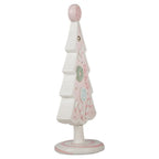 Kerstdecoratie Kerstboom 25 cm Roze Polyresin
