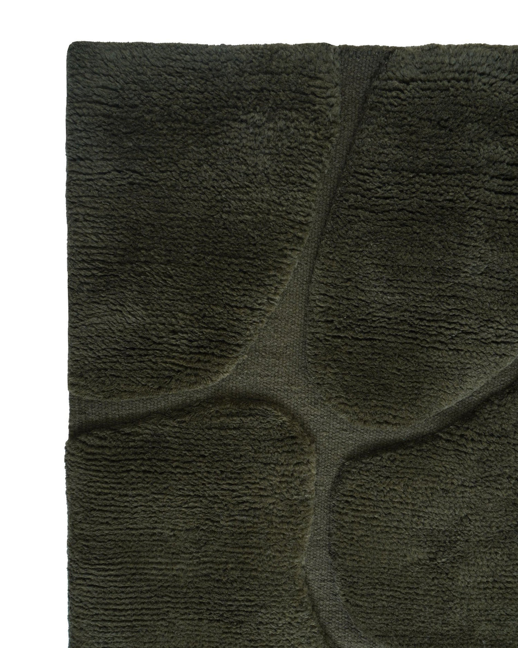 Superior Berber Vloerkleed Dark Green - 160 x 230 cm