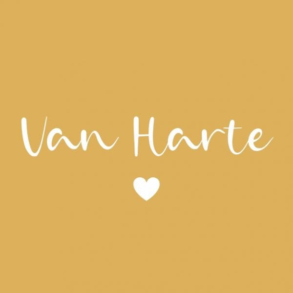 Cadeau kaartjes - Van harte - 20 stuks