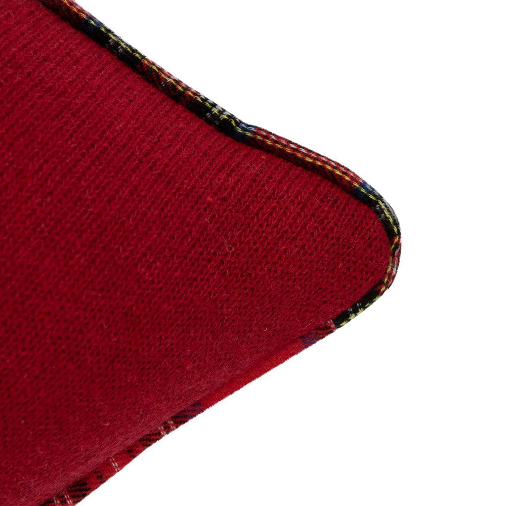 Gnoom kussen met benen rood 40x40cm