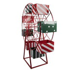 Kerstdecoratie Reuzenrad Rood Metaal