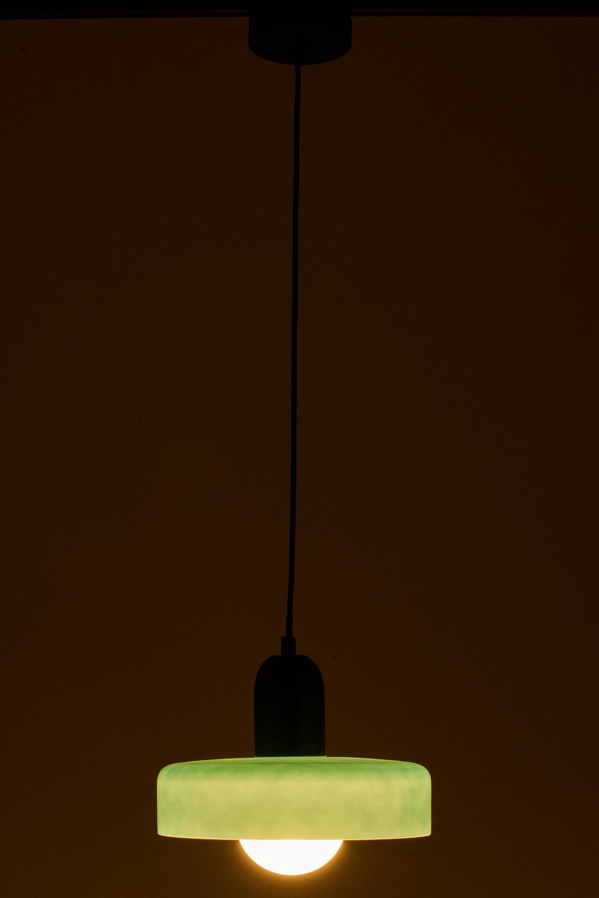 J-Line hanglamp Retro - glas - groen