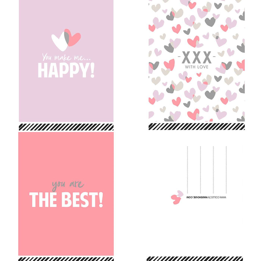 Love wenskaartenset - 30 stuks